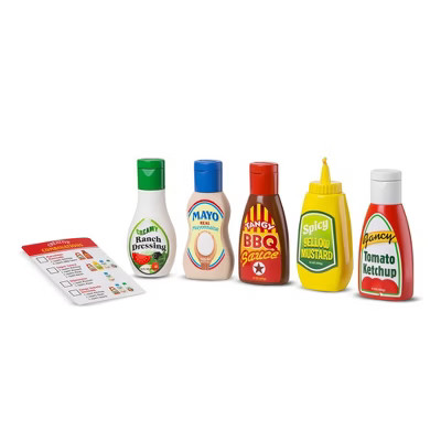 Melissa & Doug 6pc Favorite Condiments Play Food Set | Target