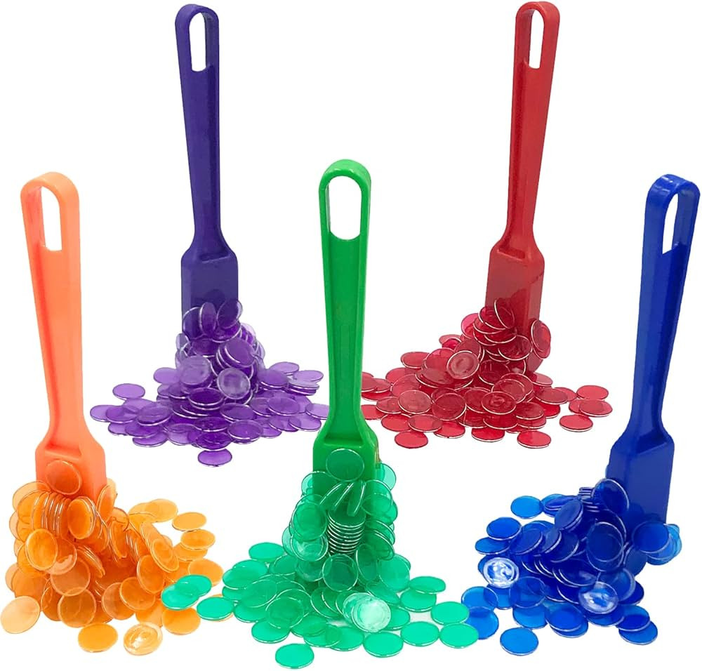 Yuanhe Bingo Magnetic Wand with Chips, 5 Color Packs-for Large Group Games,Family Game Night, Sen... | Amazon (US)