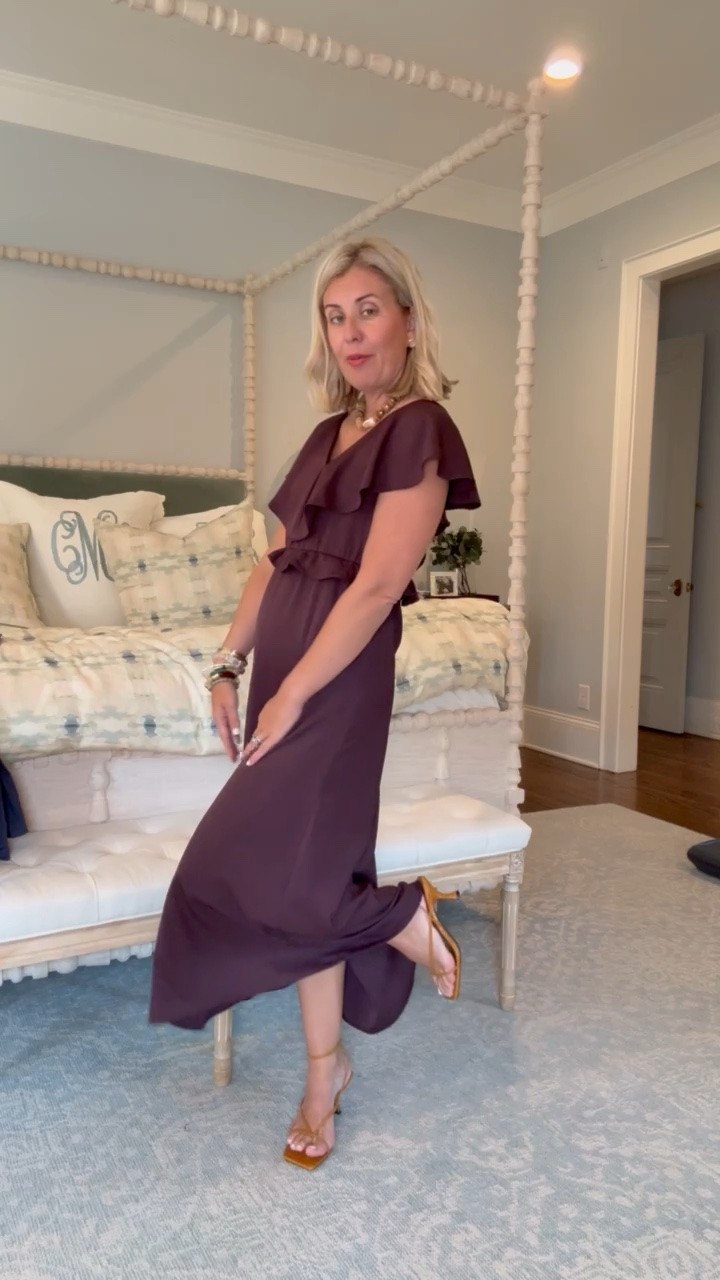 Meet your new favorite party, church or even wedding guest dress! Such a flattering dress!! 
I’m in xs dress and 8 heels. 

*code mixandmatch for 25% off my necklace

#LTKdayinmylife #LTKPetite #LTKOver40