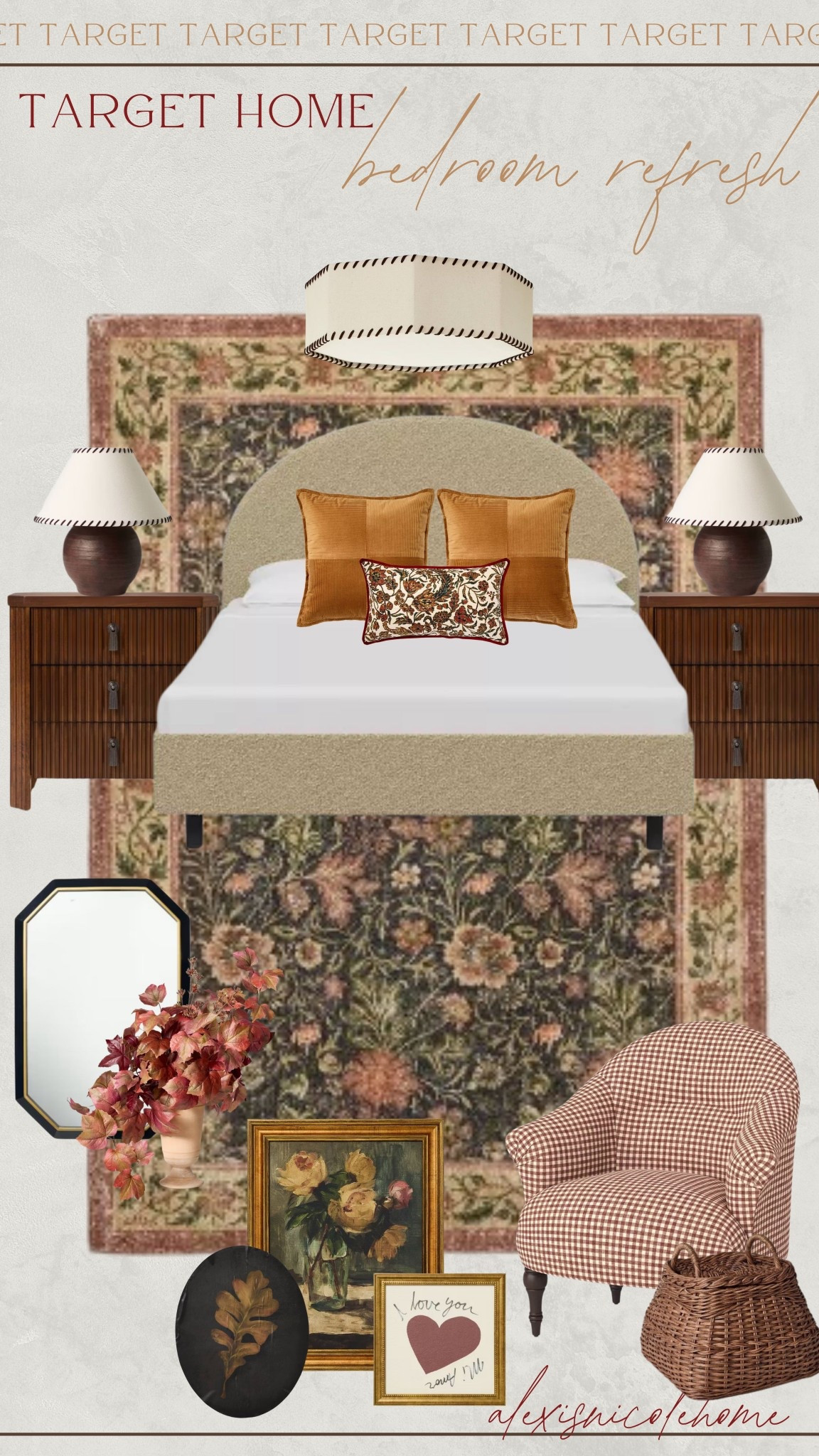 A moody vintage bedroom refresh all new from the Studio McGee drop 😍✨

#LTKHome #LTKSeasonal #LTKFamily