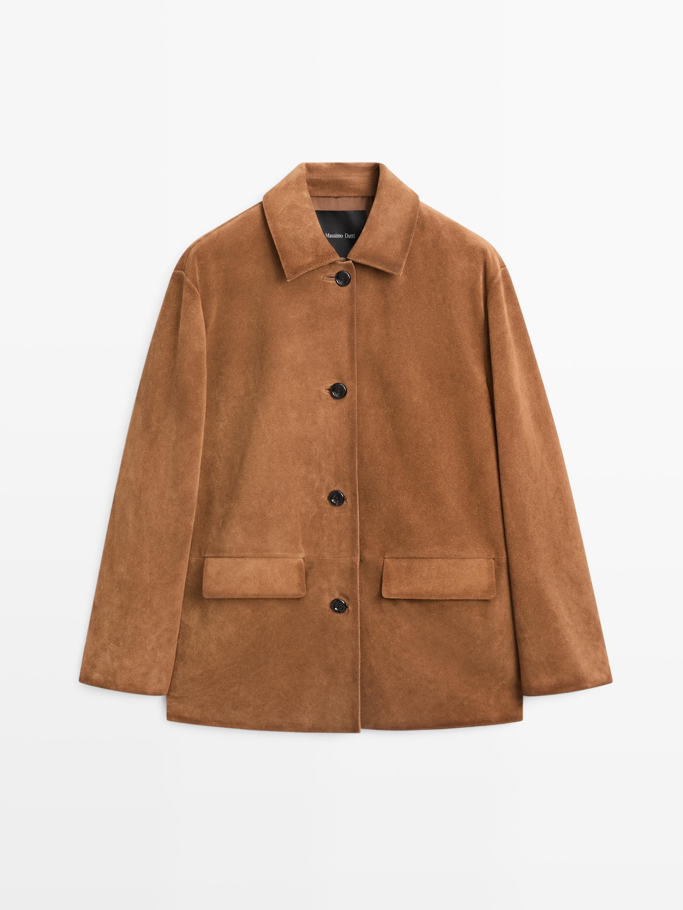 Suede leather jacket | Massimo Dutti UK