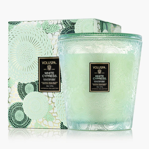 White Cypress - 3 Wick Hearth Candle | Voluspa