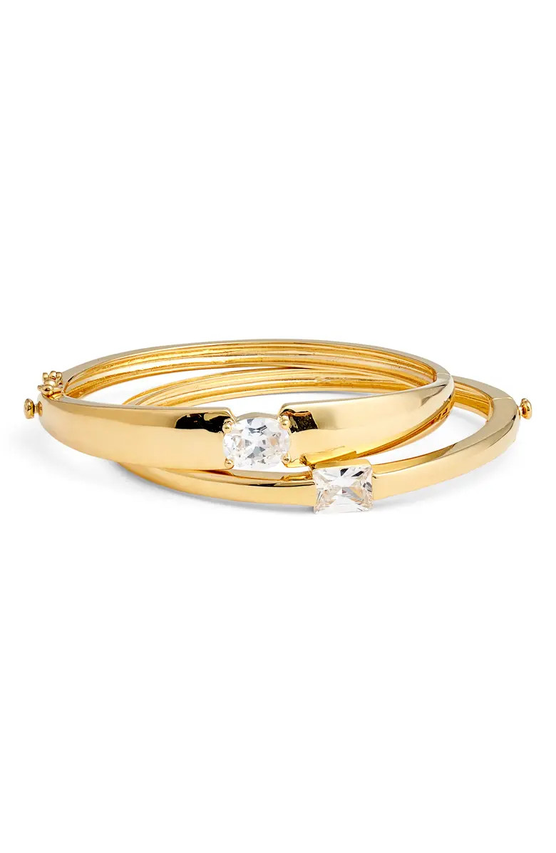 Nordstrom Set of 2 Cubic Zirconia Bangles | Nordstrom | Nordstrom