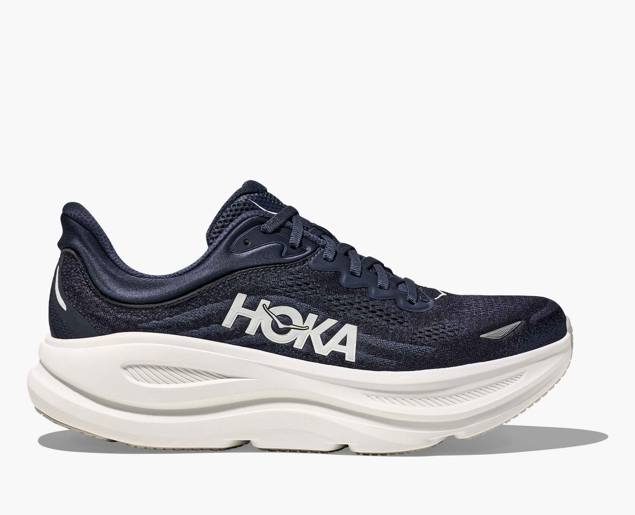 HOKA Men's Bondi 9 Shoes - Varsity Navy / White / 7.5 | Zulily
