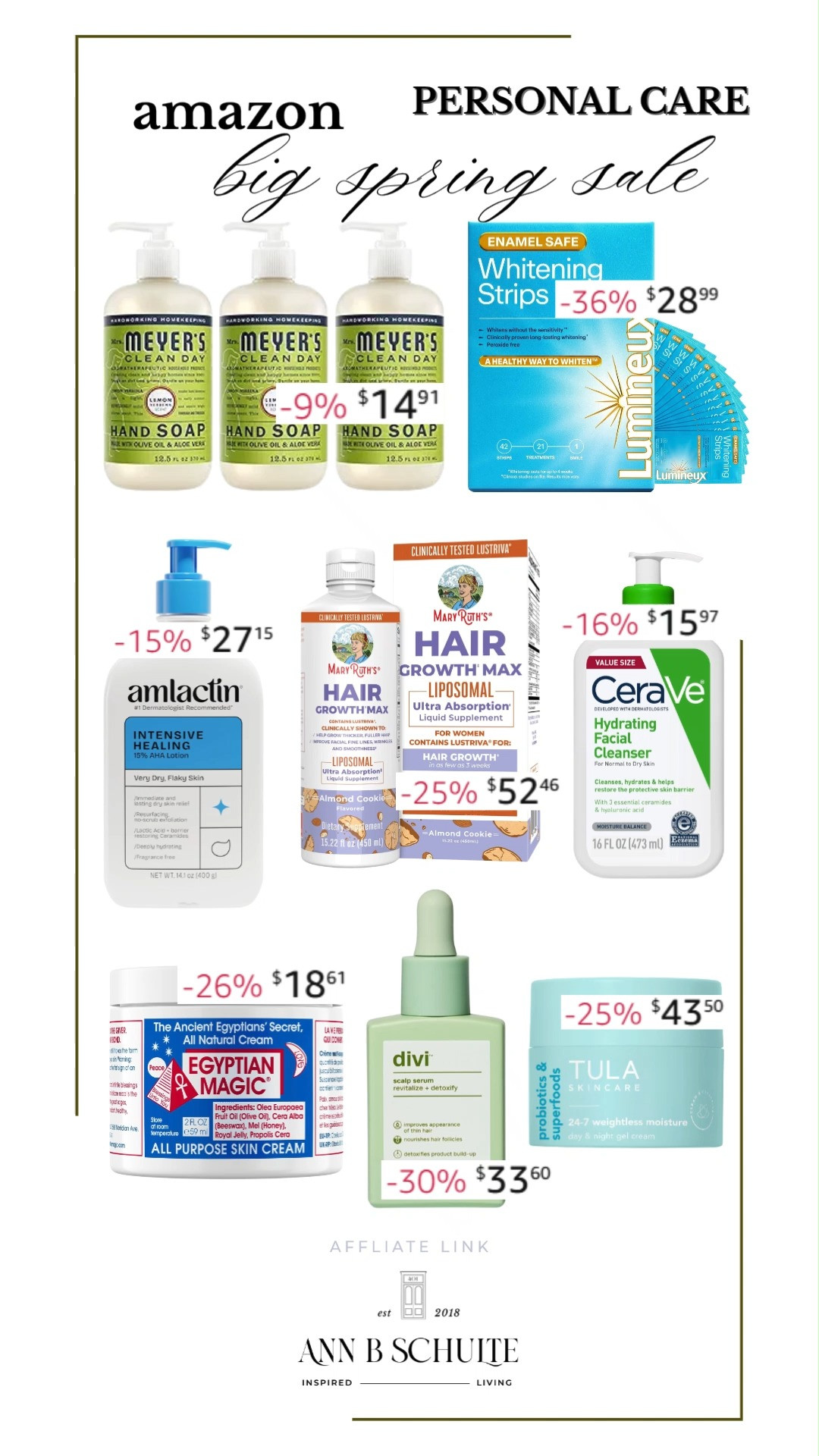 Hop on the Amazon Spring Sale train for some amazing personal care deals! From radiant skin to luscious locks, these products are a must-have. Shop now and treat yourself! 🌸💅 #SpringSale #AmazonFinds #PersonalCareDeals 

 #LTKSaleAlert #LTKBeauty