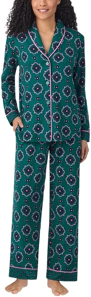 Room Service Womens 2-Piece Shawl Collar Pajama Set | Amazon (US)
