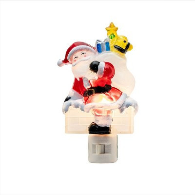 Novelty Lights LED Santa Claus Christmas Decoration Night Light with Swivel Plug | Target