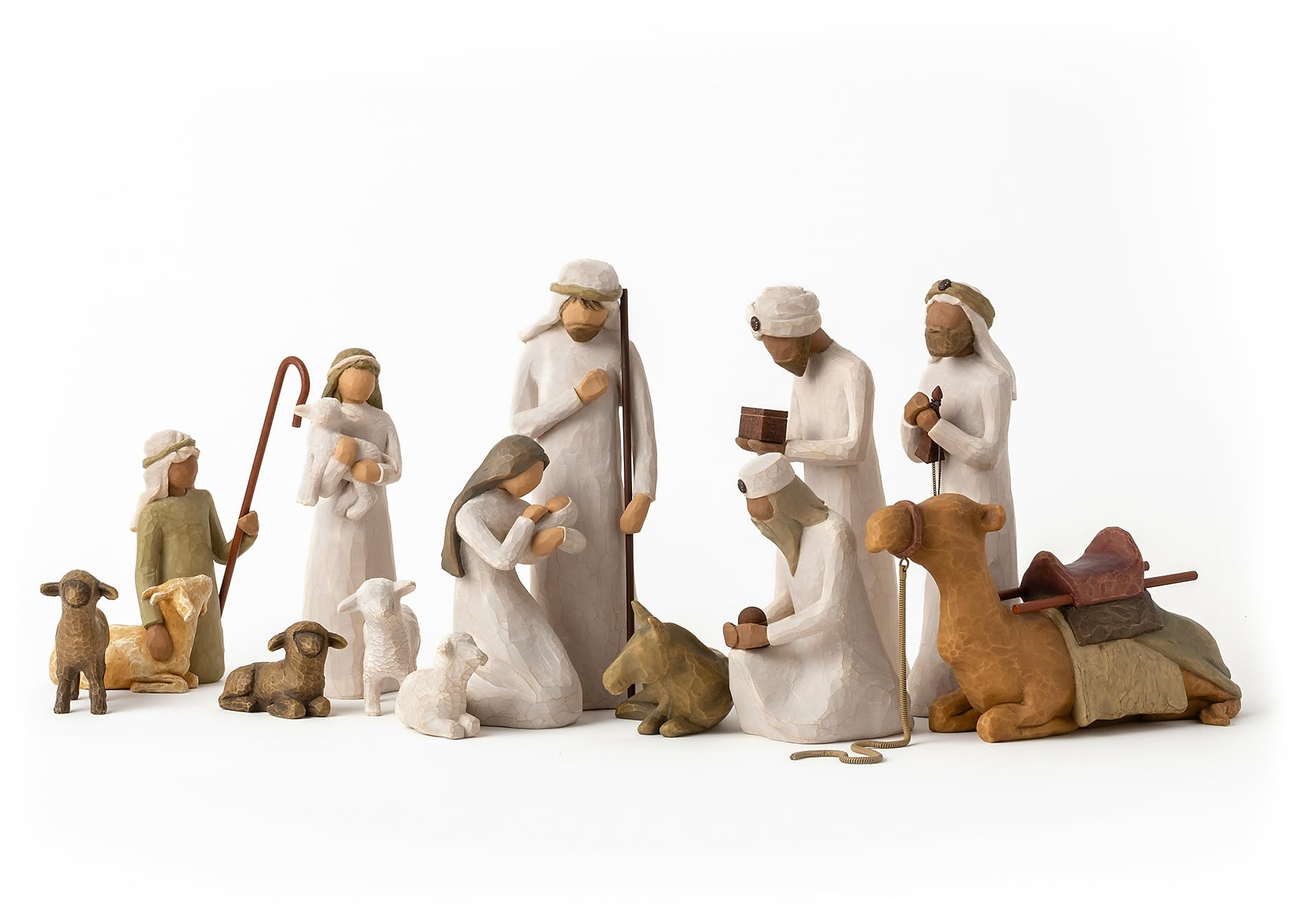 Willow Tree Nativity Starter Figures with The Three Wisemen Plus Camel, 13-Piece Set | Amazon (US)