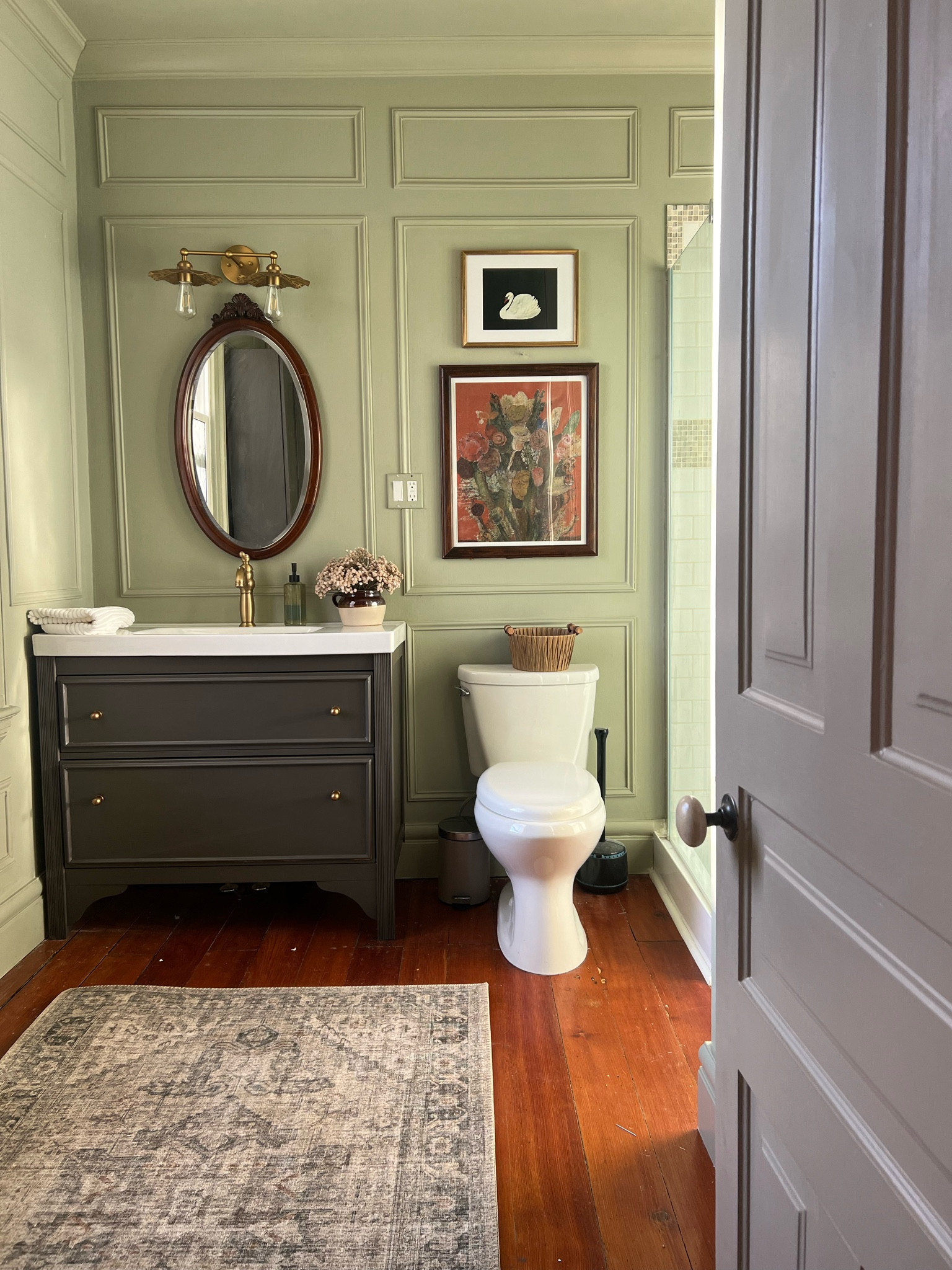 Modern vintage bathroom 

#LTKHome