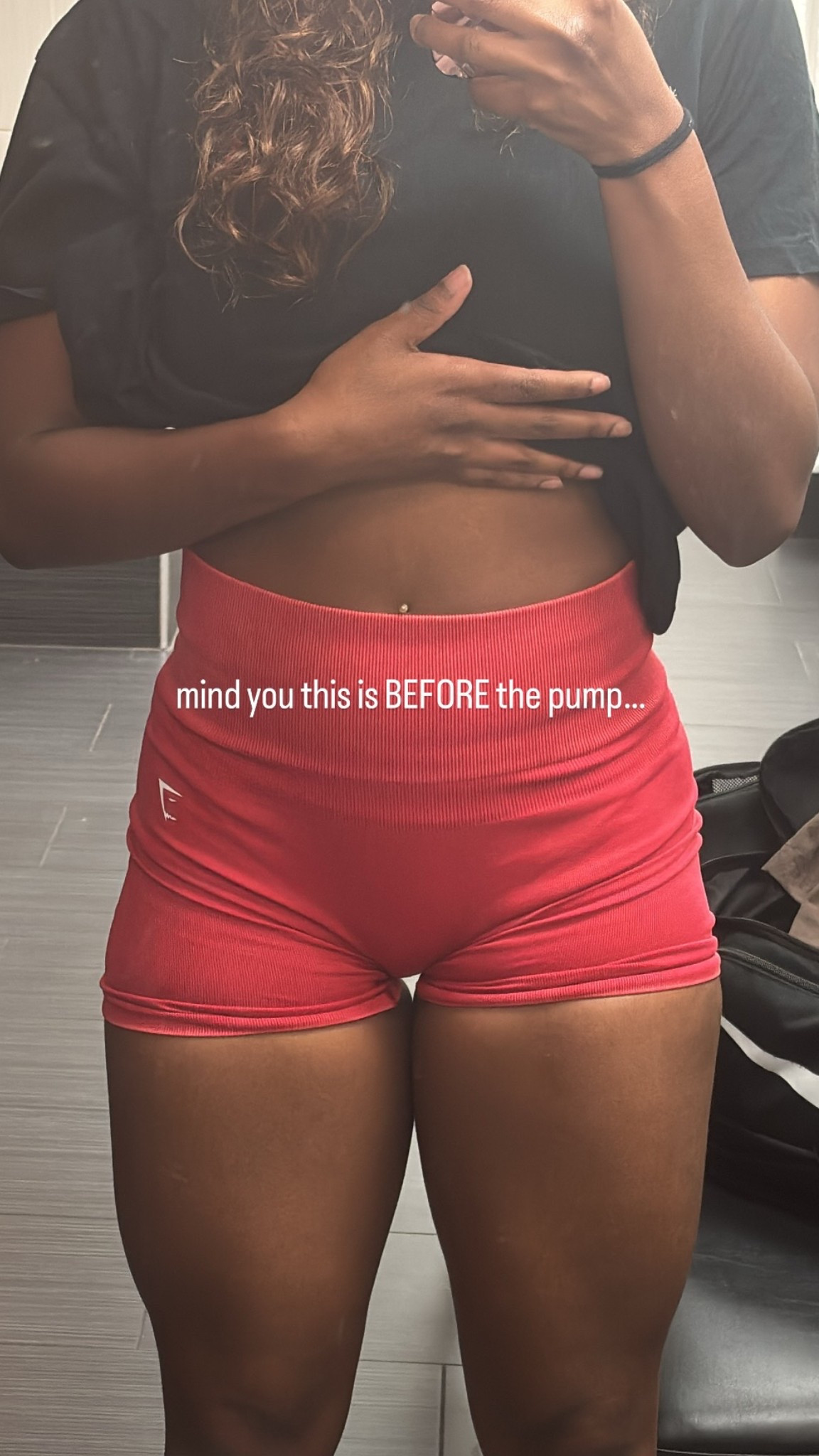 nothing like a new pair of gym shorts 🤭 and then in RED at that?! 🥵 

I’ve kinda been into the washed color vibes lately 💁🏾‍♀️

#LTKStyleTip #LTKFindsUnder50 #LTKActive