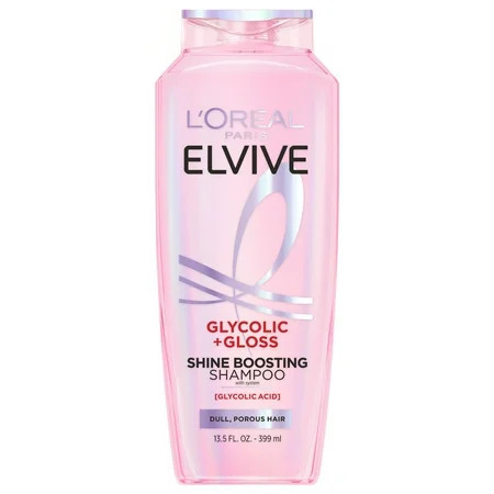 L Oreal Paris Elvive Glycolic Gloss Shine Enhancing Shampoo 13.5 fl oz | Walmart (US)