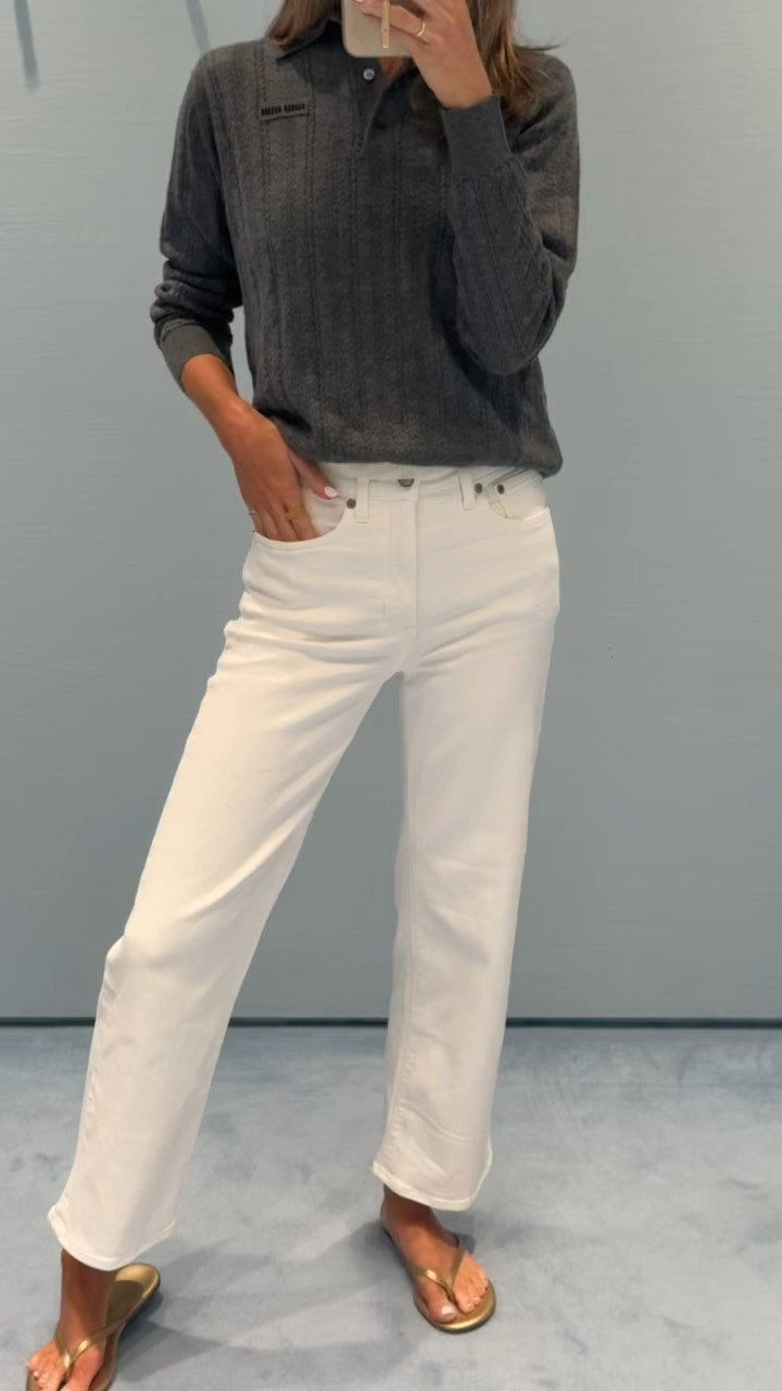 The most perfect pair of white denim 

 #LTKgrwm #LTKootd #LTKSeasonal