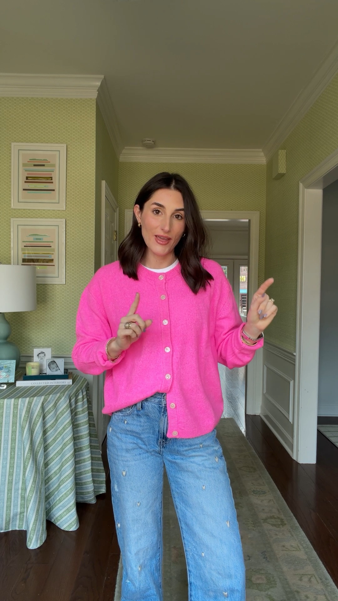 What I wore to a birthday party today! Wearing a small in the sweater and sized down in the jeans 🤍

#LTKFindsUnder100 #LTKFindsUnder50 #LTKootd