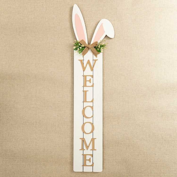 Welcome Bunny Porch Board | Kirkland's Home