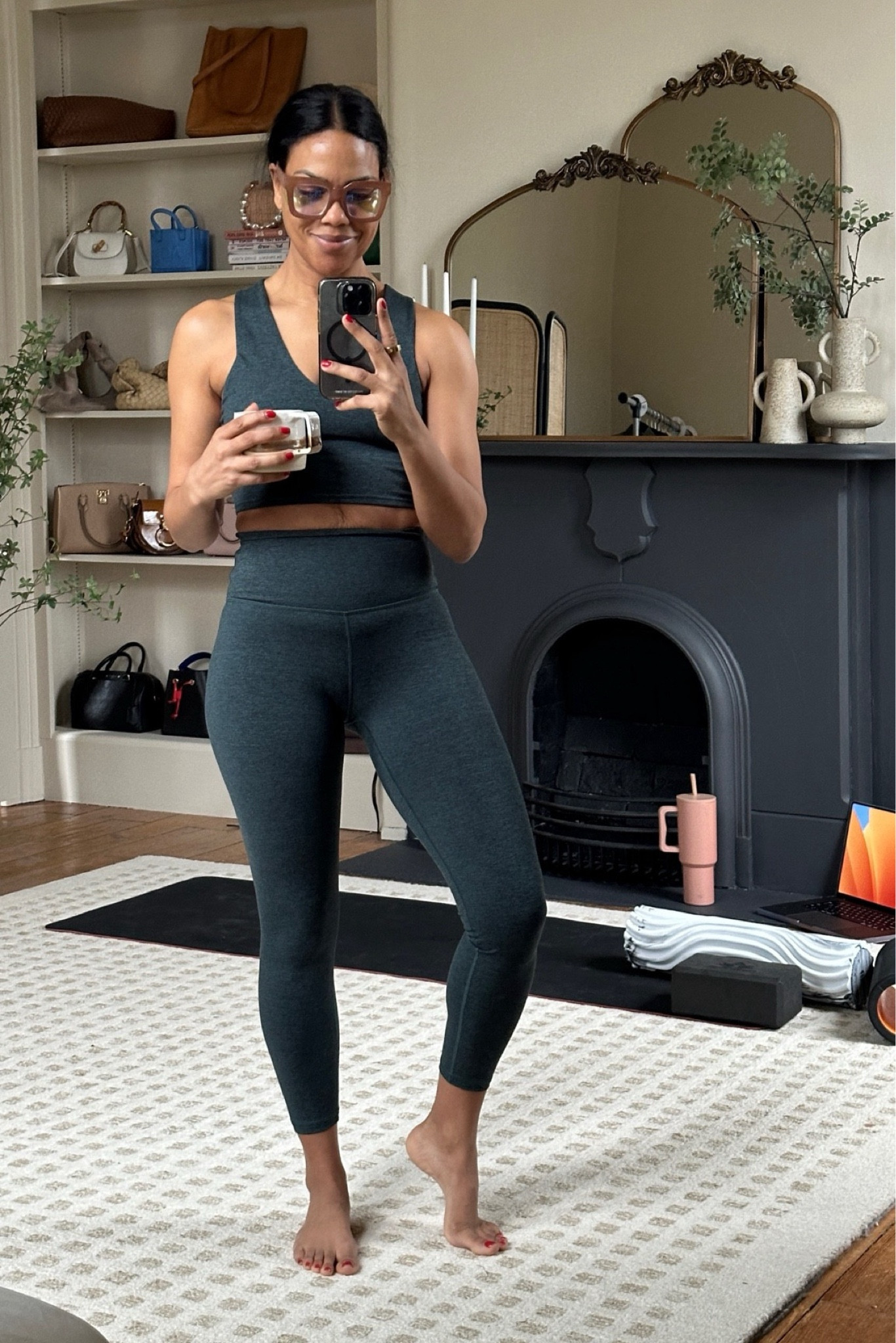 High quality sustainable and affordable leggings & bra too! Super foxy, high waisted, and such pretty colors! TRUE TO SIZE

#LTKStyleTip #LTKOver40 #LTKFitness