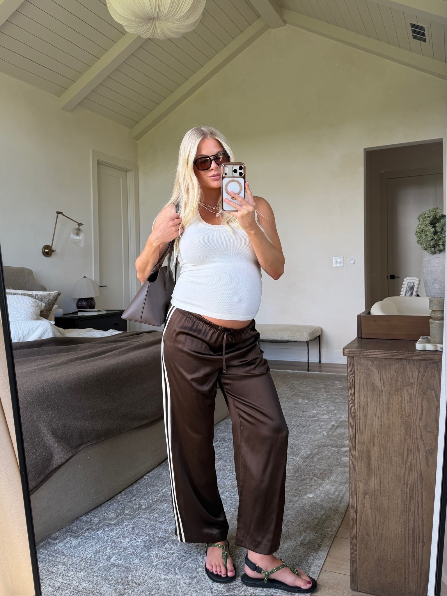 Wearing a med in top & bottoms (sized up for pregnancy), shoes run tts, code “KPGS20!” For discount on tennis necklace with pendant. #kathleenpost

Pregnancy outfits, bump friendly, maternity look, errands outfit, school drop off, school pick up

#LTKBump #LTKootd