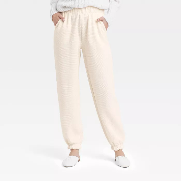 Women's High-Rise Ottoman Jogger Pants - A New Day™ | Target