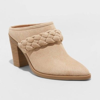 Women&#39;s Avis Heels - Universal Thread&#8482; Taupe 9.5 | Target