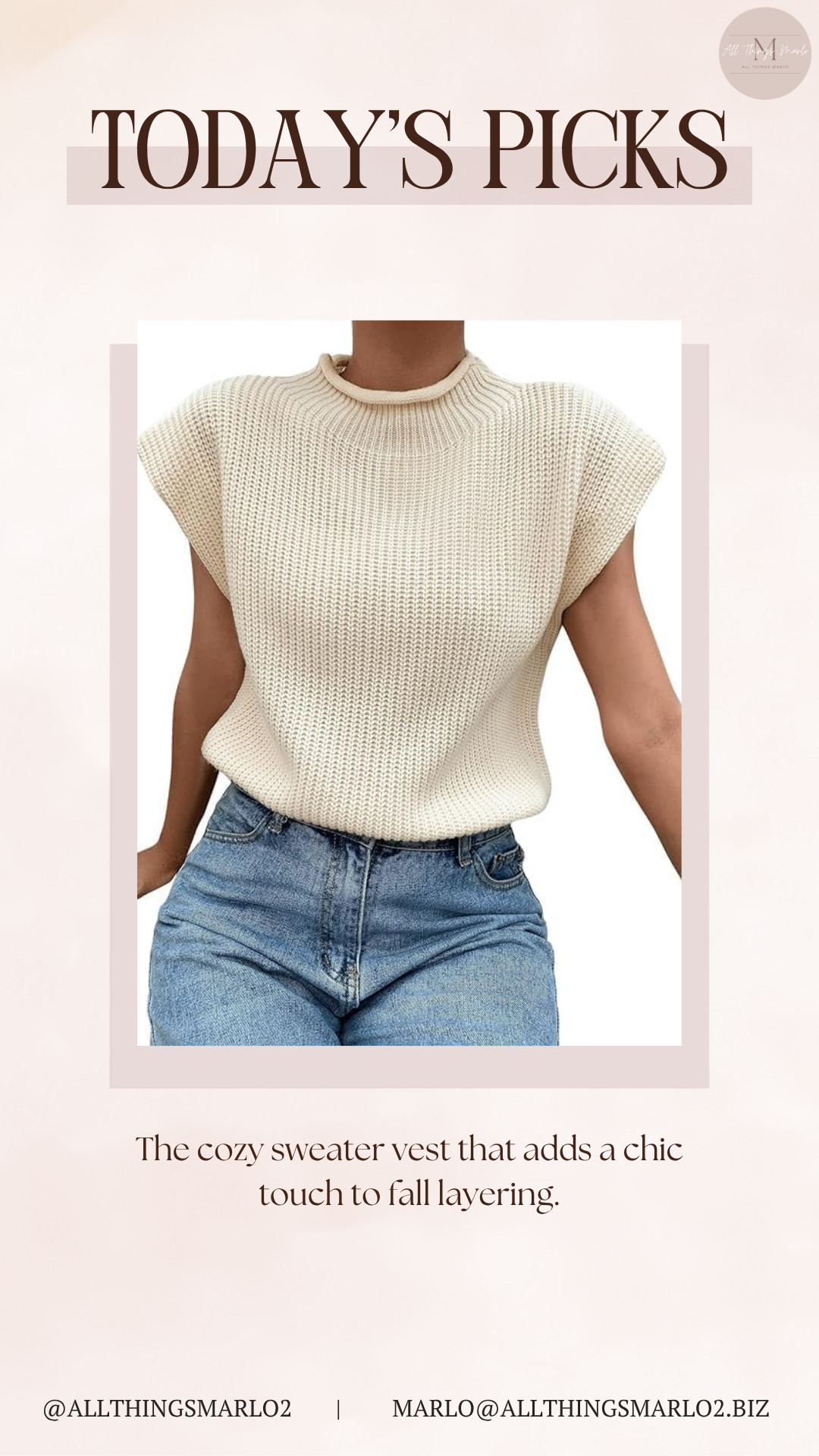 The cozy sweater vest that adds a chic touch to fall layering. 

 #LTKSeasonal #LTKWorkwear #LTKTravel