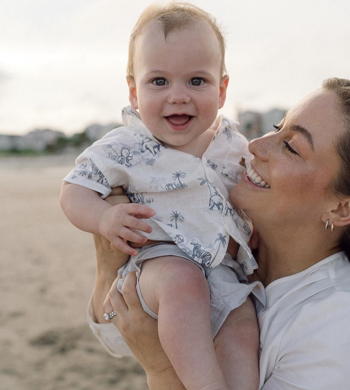These fam pictures 🥹 linked a few things from this shoot! So much love for my initial necklace! Mine is from www.instagram.com/nicolerosejewelry, but linked a similar one!

#LTKFamily #LTKBaby #LTKSeasonal