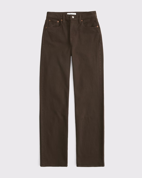 Women's High Rise 90s Relaxed Jean | Women's New Arrivals | Abercrombie.com | Abercrombie & Fitch (US)