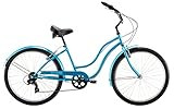 Schwinn Mikko Adult Beach Cruiser Bike, 26-Inch Wheels, 17-Inch Steel Frame, 7-Speed Twist Shifters, | Amazon (US)