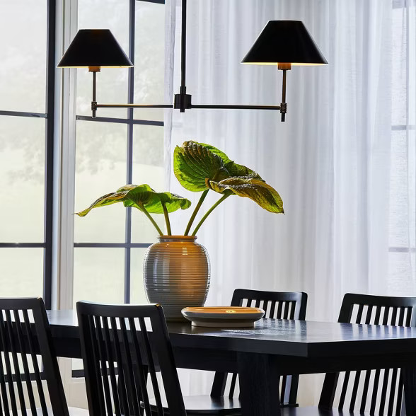 Metal Two Arm Shaded Chandelier Ceiling Light - Threshold™ designed with Studio McGee | Target