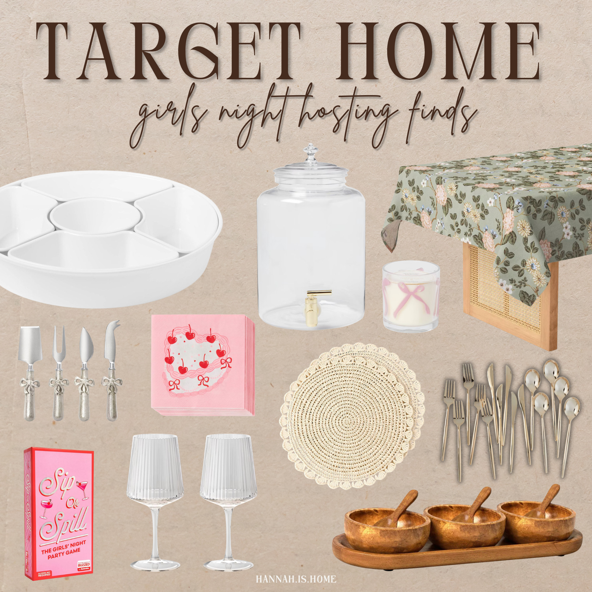 target home finds! target hosting, target girls night hosting finds, target kitchen, target serving trays, target home must haves 

 #LTKSeasonal #LTKHome #LTKSaleAlert