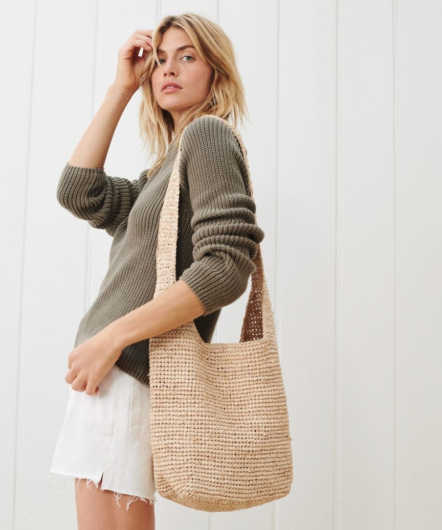 Raffia Crossbody Bag | Jenni Kayne
