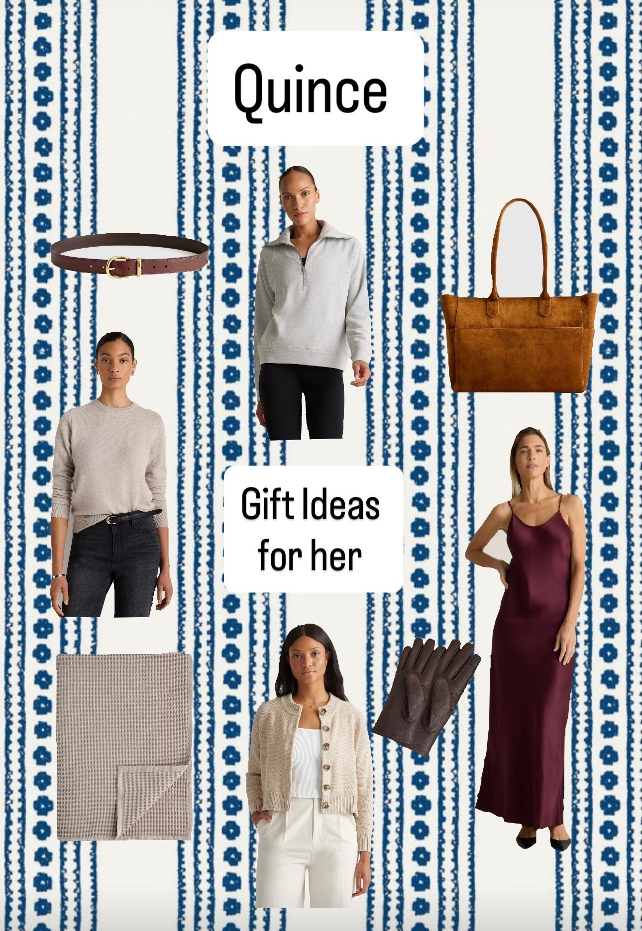 Quince Gift Ideas

Affordable cashmere, leather accessories, and neutral basics 

Gift ideas for her 

#LTKHoliday #LTKGiftGuide