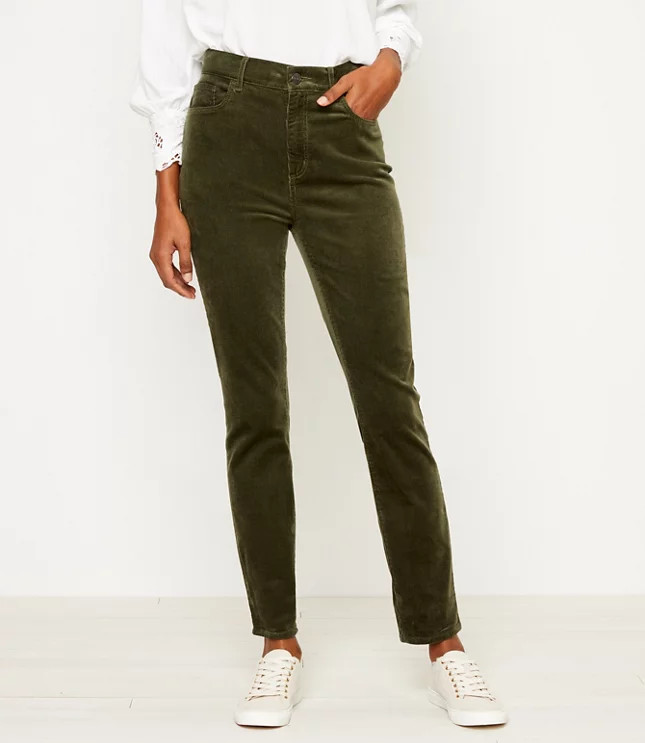 High Waist Skinny Corduroy Pants | LOFT