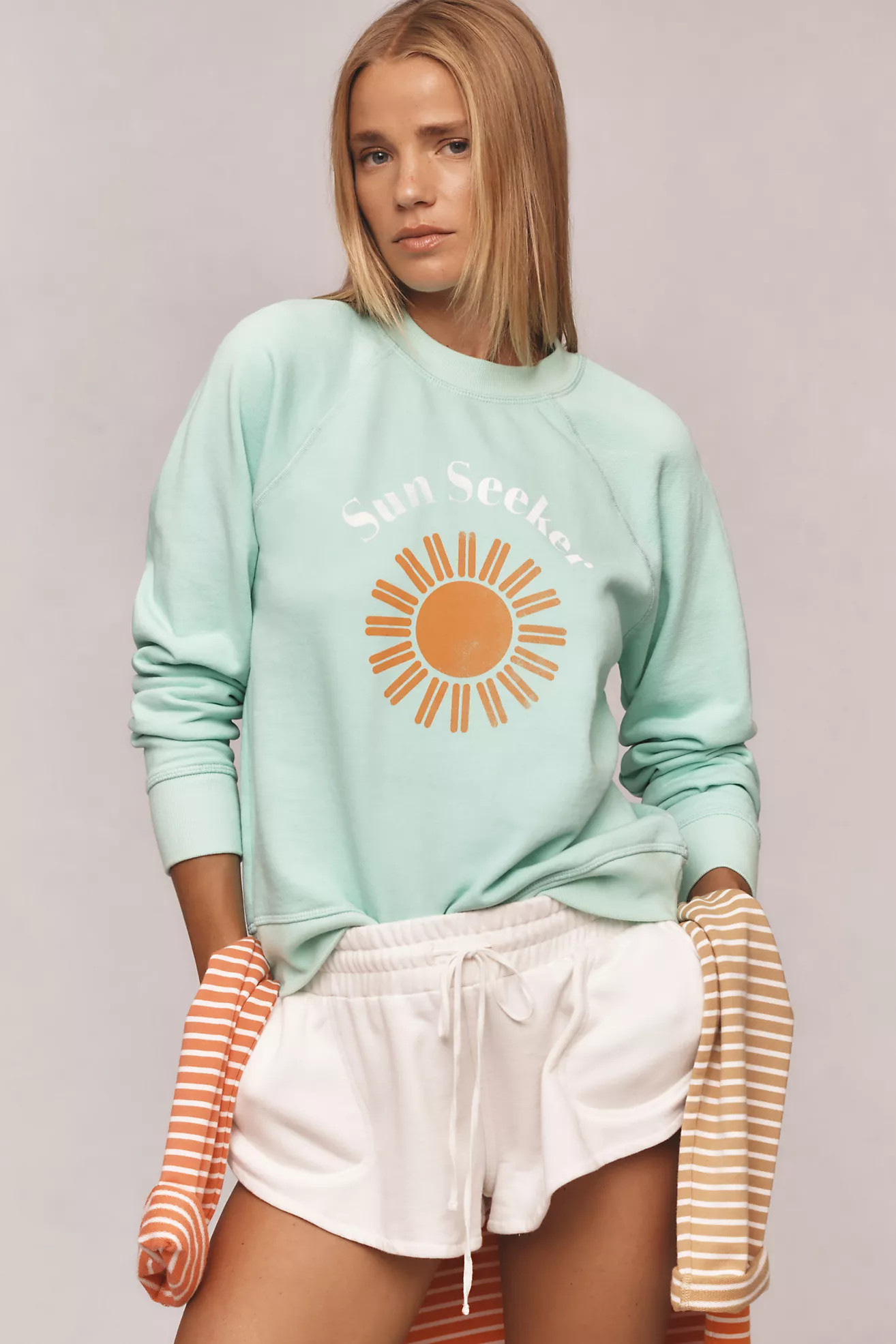 Spiritual Gangster Sun Seeker Crewneck Sweatshirt | Anthropologie (US)