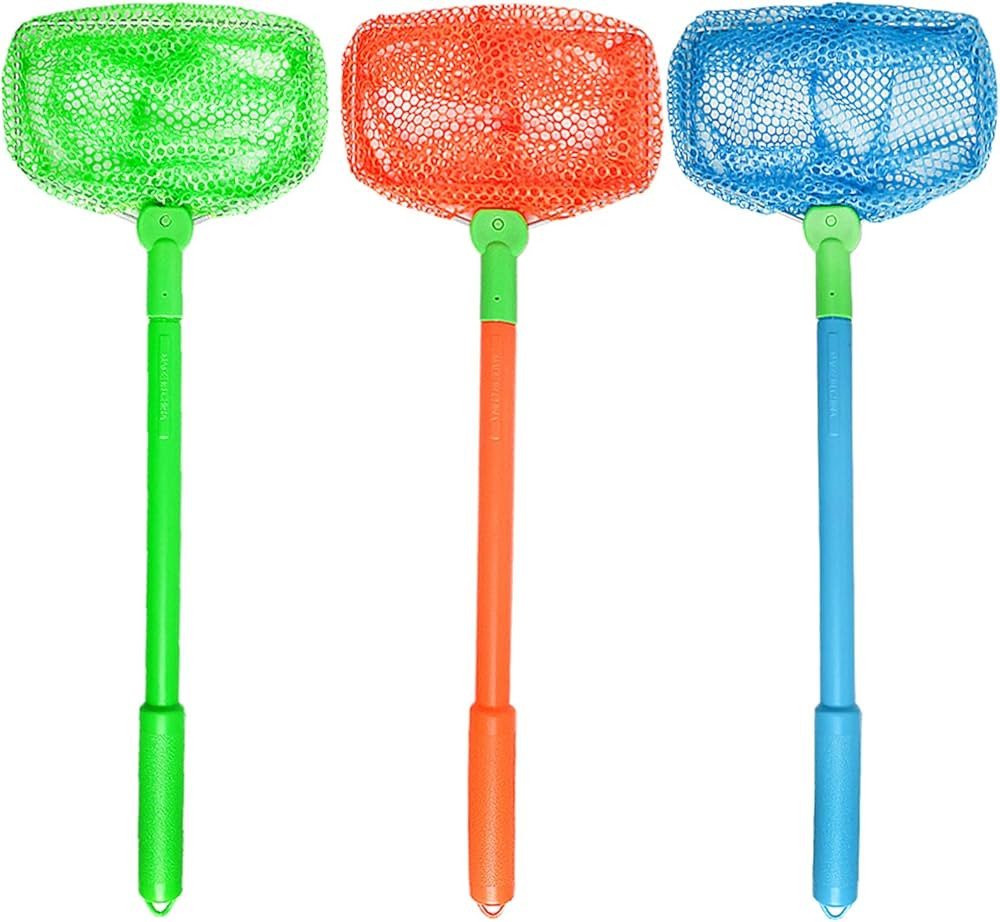 Fishing Net, TSYAN Bug Net Catching Crab Insect Nets Beach Toys Floating Bait Butterflies Colorfu... | Amazon (US)