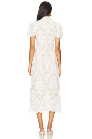 Stone Cold Fox x REVOLVE Emery Midi Dress in White from Revolve.com | Revolve Clothing (Global)