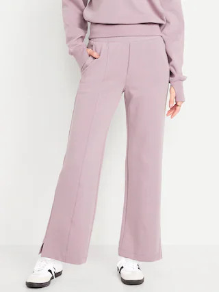 High-Waisted Dynamic Fleece Trouser Pants | Old Navy (CA)