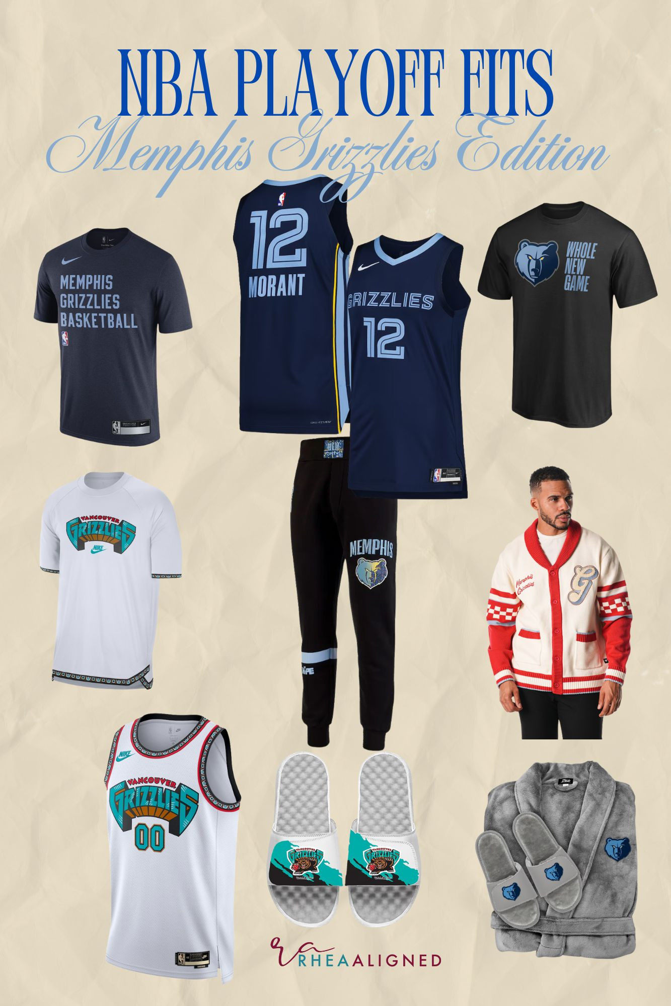 Of course I can't forget the Grizzlies! We spent over five years in Memphis. So I couldn't leave them out of this! 

#GritandGrind #TheGrizz #BluffCity #NBAPlayoffs #LTKSports #LTKNBA 

 #LTKFestival #LTKStyleTip #LTKMens