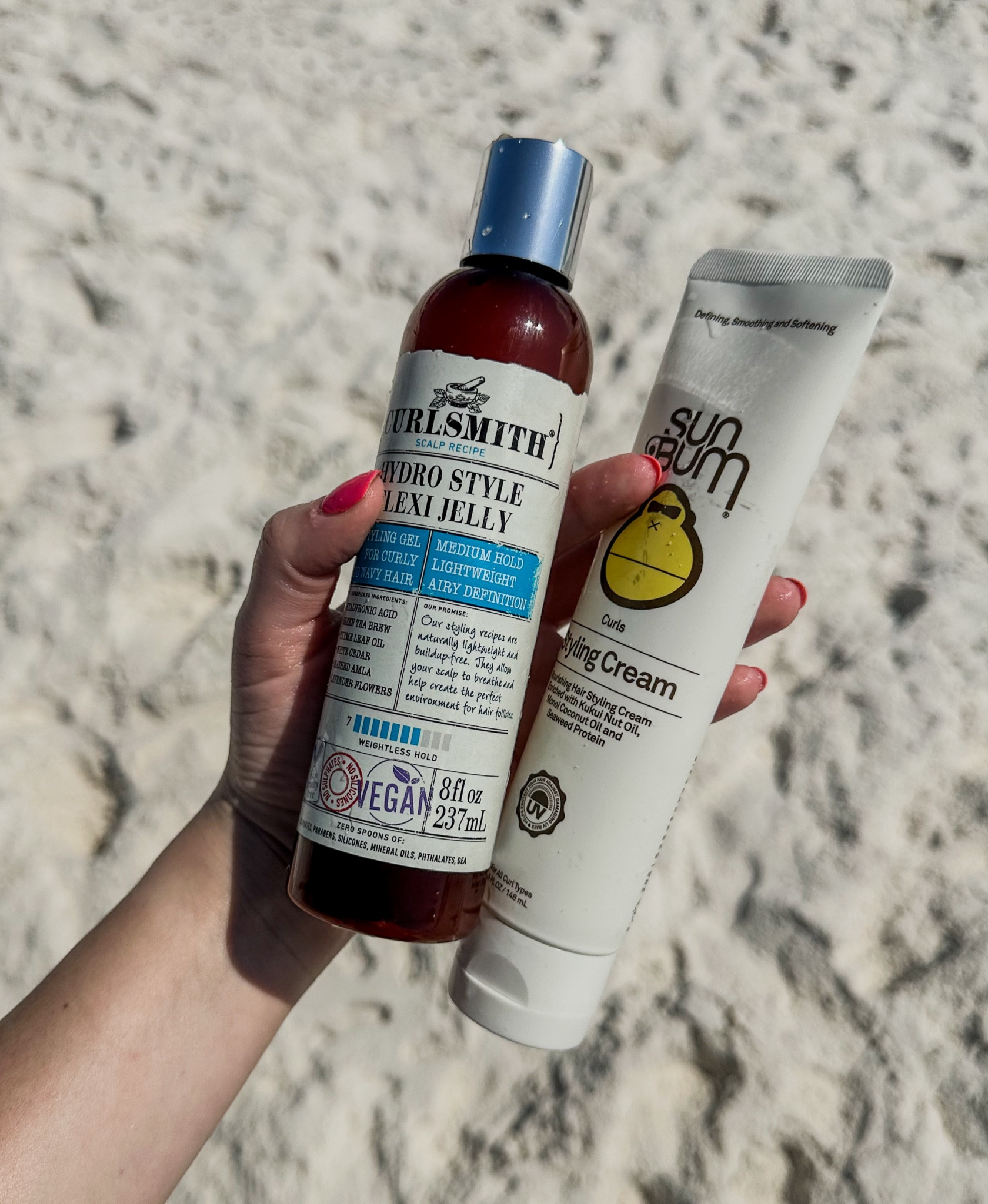My two products for curls I brought with me on vacation to put in once my hair gets wet at the beach. One shapes the curls and one holds 

#LTKBeauty