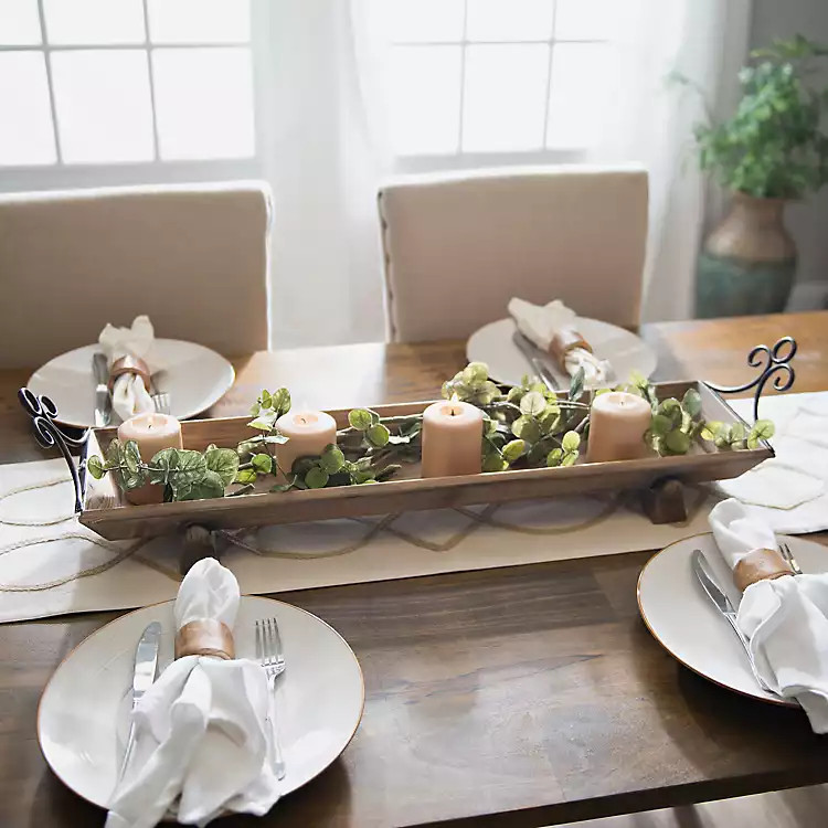 Rustic Wood Runner Tray | Kirkland's Home