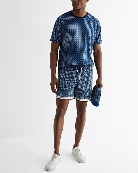 Geo Perfect Pima Cotton T-shirt | Express