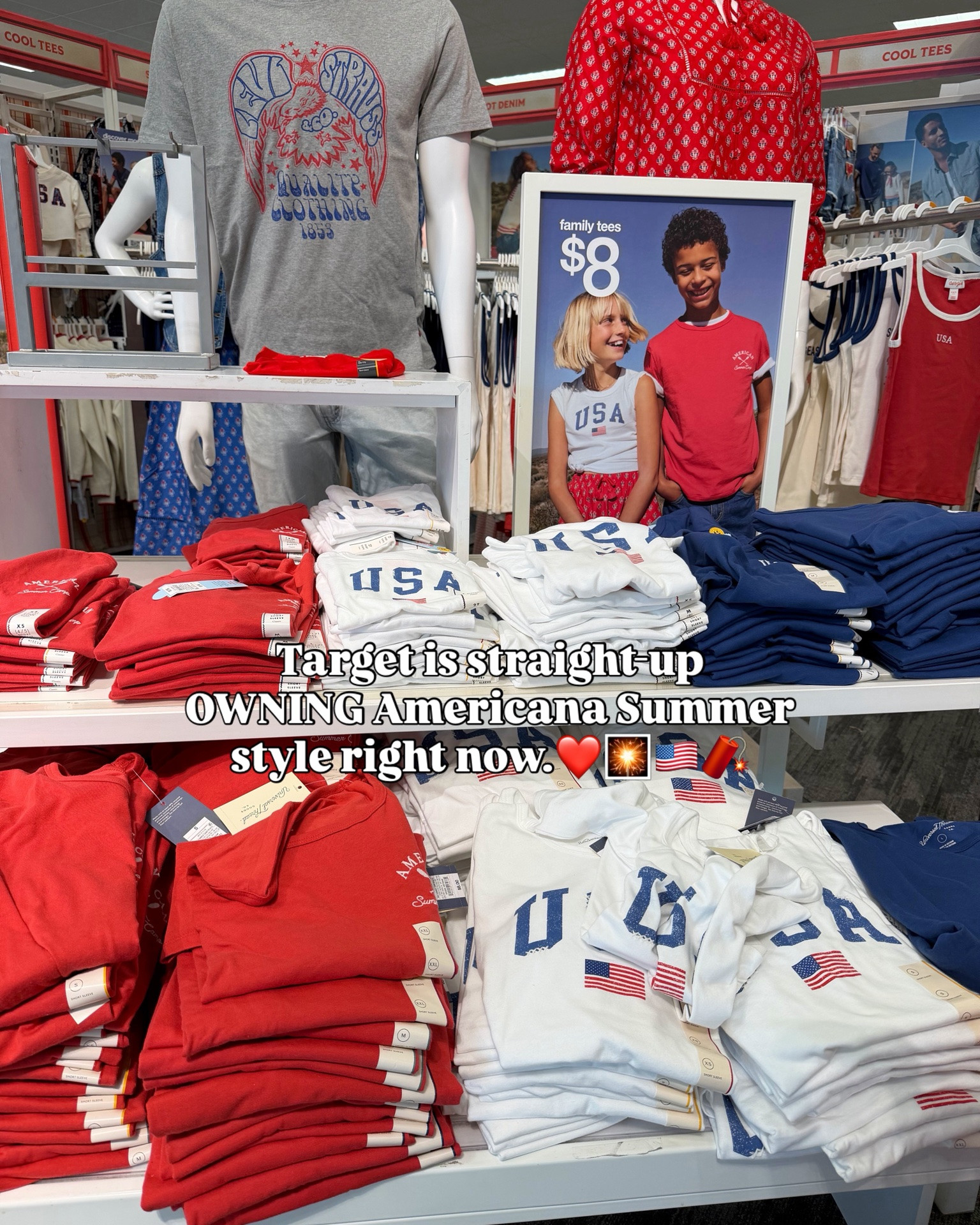 New red, white and blue at Target🧨🇺🇸💙❤️🤍

#LTKootd #LTKSeasonal #LTKdayinmylife