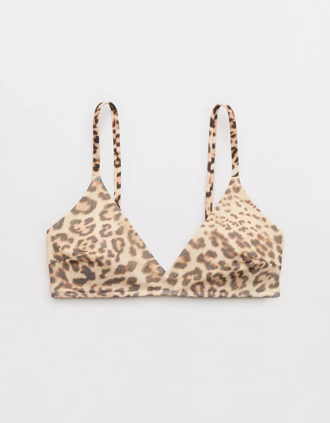 Aerie Mesh Skinny Strap Voop Bikini Top | Aerie