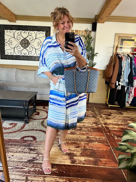 Lightweight button down drawstring dress (12/14) , slip short underwear (12/14) & use code 2024nicole25 at Ulla Popken , spring dress, plus size dress 

#LTKfindsunder100 #LTKplussize #LTKover40