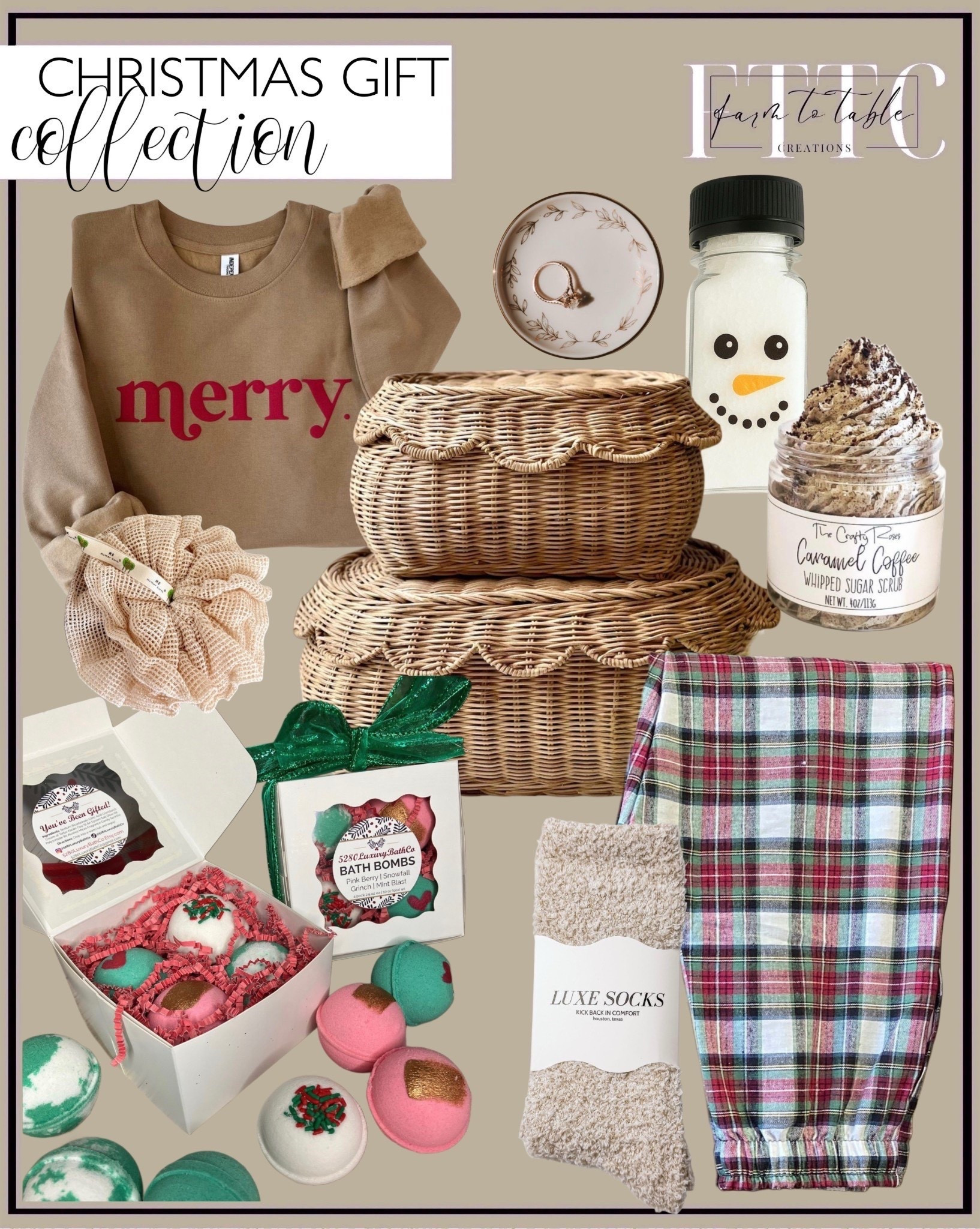 Holiday Self-Care Gift Basket

Follow @farmtotablecreations on Instagram for more cozy holiday finds.

Give the gift of relaxation with this thoughtful Holiday Self-Care basket. It includes a soft “Merry” sweatshirt, plaid pajama pants, luxe cozy socks, bath bombs, bath salts, a whipped sugar scrub soap, and a shower pouf — all tucked beautifully into woven baskets. Add a trinket dish for a sweet finishing touch. Perfect for anyone who could use a little calm and comfort this Christmas season.

#christmasgiftideas #giftbasketideas #holidaygifting #selfcaregifts #holidaycollection #amazonfinds #holidaygiftguide #cozygifts #neutralchristmas #christmasdecor #holidayinspo #cozyhome #giftinspo #modernorganichome #amazonhome #holidaydecor


#LTKGiftGuide #LTKHoliday #LTKHome