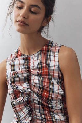 Hunter Bell Sleeveless Ruffle Peplum Top | Anthropologie (US)