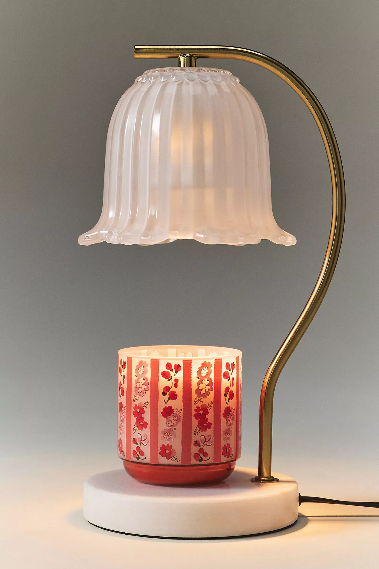 Light Glass Candle Warmer Lamp | Anthropologie (US)