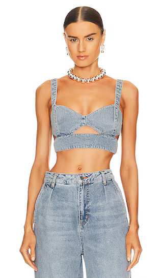 Lavera Top in Lancer Wash | Revolve Clothing (Global)