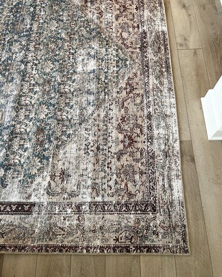 This Georgie Loloi area rug is one of our favorites! We have had it for years and had it styled from our dining room (a few years ago) to our great room (right now) and absolutely love it in each space! 

#LTKhome #LTKsalealert #LTKstyletip