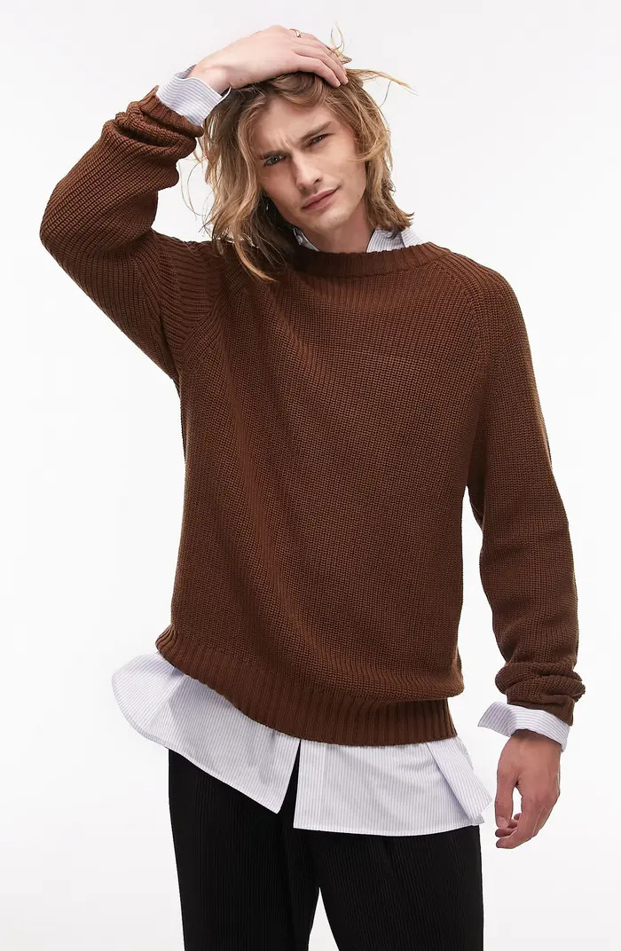 Fisherman Rib Crewneck Sweater | Nordstrom