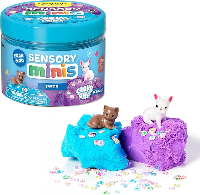 Creativity for Kids Sensory Minis Pets Kit | Cloud Clay Sensory Toy for Kids | Holiday Stockiing ... | Amazon (US)