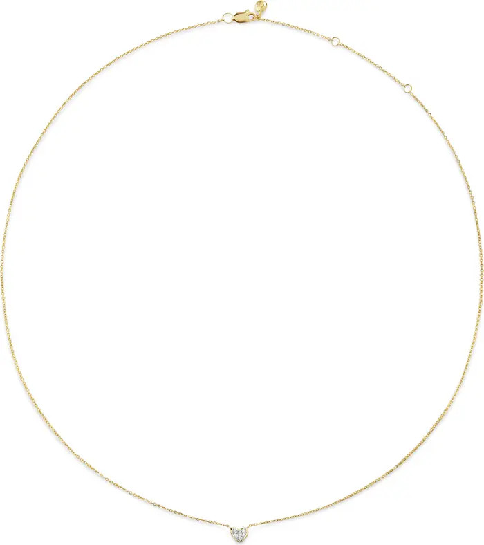 Monica Vinader Mini Heart Lab-Grown Diamond Necklace | Nordstrom | Nordstrom